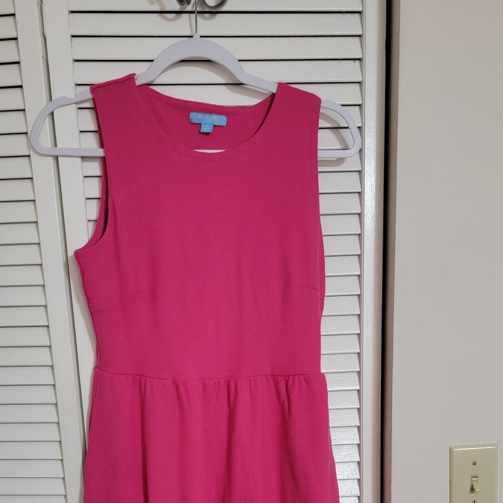 Draper James Small Hot Pink Sleeveless Sun Dress